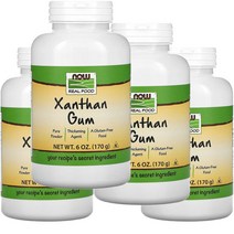 나우푸드 리얼푸드 잔탄검 퓨어파우더 PURE POWDER 6oz 170g 4개