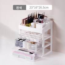 Dilnarina 네일 액세서리 공구 수납 선반 칸막이 투명 비주얼 서랍 다용도 화장 도구 테이블 수납함, 1개, 메이크업 박스