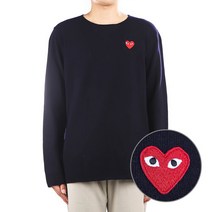 꼼데가르송 [꼼데가르송] (P1N068 NAVY) 남성 니트