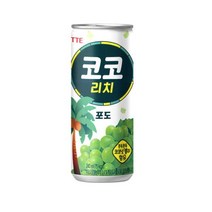 칠성 탕비실 손님대접 가족간식 코코리치 포도 주스 과즙음료 과일주스 생과일 240ML 30개, 5세트