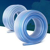 편사호스 고압 고무 pvc 분무기 연질 물호스연결 투명 수도꼭지, 편사호스 16x45