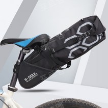 수입 자전거 가방 B-SOUL 꼬리 방수 대용량 뒷좌석 산악 꼬리 도로 라이딩 205, 어두운 회색, 12L