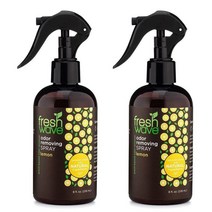 Fresh Wave 프레쉬 웨이브 다용도 냄새 공기 탈취제 스프레이 레몬 소파 신발 섬유 냄새 제거 236ml 2개