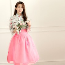 생활한복에 생활한복을 더한 덧치마 스커트 빅사이즈 허리치마 퓨전의상
