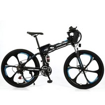 3륜전기자전거 전기 접이식 자전거 Iithium 배터리 Ebike 알루미늄 강력한 Aldult MTB, Six blade wheels B+36V20AH