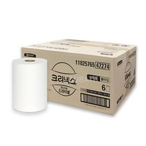 크리넥스 드라이셀 롤 핸드타올 스마트 업소용 대용량 화장지 휴지 티슈 R180-47274