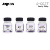 엔젤러스 4코트 1oz 후처리제 우레탄 코팅제 마감제 고무 플라스틱 가죽 코팅 광택 4-COAT