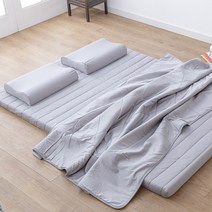 5cm 두툼한 토퍼 세탁 한방에 해결 누빔 토퍼커버(SS/Q) 14색택1, 라이트그레이