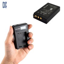 상세설명참조 올림푸스 BLS-1 호환배터리+충전기 E-400, LCD싱글충전기1개 호환배터리1개
