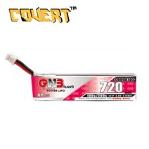 가오능 720mAh 3.8V 100C PH2.0 1셀 드론 리포 배터리, 720mAh 1S PH2.0