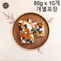 백설기 모듬설기 콩떡 콩설기 백편 설기떡 시루떡 완두배기 호박고지 서리태 완두콩 울타리콩 맵쌀떡 멥쌀떡 간식떡 식사대용떡 가루 개별포장, 85g x 10개, 85g, 1개