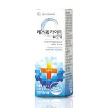 레스퀵 라이트 발포 칼슘 칼륨 수분+전해질 충전 약국 판매 제품, 1통(8정), 1개, 8정