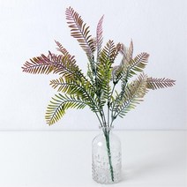 조화꽃꽂이 추모꽃다발 제작용 고사리잎 식당 촬영소품 납골 장식 제사 데코