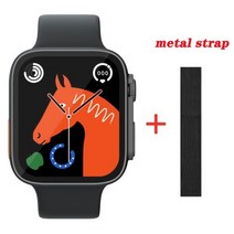 시계 시리즈 8 울트라 스마트 워치 49mm 케이스 420*486 방수 NFC 남성 여성 Pk ZD8 플러스, black milan_watch 8 ultra