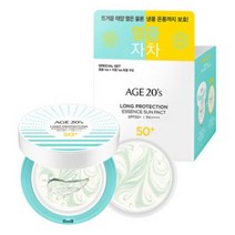에이지투웨니스 AGE20 롱 프로텍션 에센스 썬팩트 본품+리필, 2세트