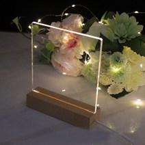 USB 무드등 수면등 인테리어 조명 우드 받침대 RD-10011, 상세페이지 참조