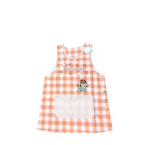 [ 크레용 신짱 신짱 양의 숀 오사루의 조지 ] 앞치마 BIG 아플리케 보육사 여성용 M-L 여성 체크 상품 (신짱①)