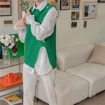 브이와이 여자 흰블라우스 스모킹 단추 사이드슬릿 세트