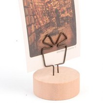 모양 사진 꽂이 1개 사진 메모 책상 탁상 식탁 식당 레스토랑 메뉴 꼿이 꼬지 푯말 표시 집게