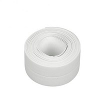 1223 M 씰링 테이프 방수 욕실 주방 스트립 샤워 싱크 목욕 실러 PVC 자기 접착 실란트, 2.White - 200 x 22cm, 1개
