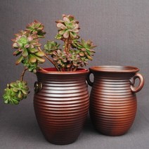 빈티지토분 다육이 화분 도자기 수제 토분 돌화분 다육 선인장 미니세라믹, 세라믹, 중간, F