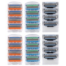 질레트 퓨전 프로글라이드 마하3 호환용 면도날 2팩(8입), 마하3 3중 2팩(8입/블랙), 8개, 8개