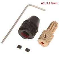 전기모터 소형 DC 전동 강력모터 2.3mm/3.17mm/5mm 전기 모터 샤프트 미니 드릴 척 고정 장치 클램프 0.5-3, 03 A2