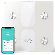 새해다짐 체중계 다이어트 목표 anker eufy smart scale c1(체중체 조성계)【앱 대응 fitbit 제휴 체지방률 bmi 기초 대사량 수분량 일본 직배송