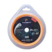 테니스 배트민턴 스트링머신 줄감는기계 POWERTI-10PC 배드민턴 스트링 0.66mm 별자리 체육관 훈련 BX66 기, 02 orange