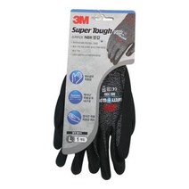 3M 슈퍼터프 NBR 장갑 블랙