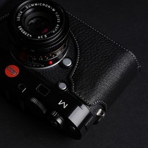 TP 오리지날 라이카 M MP 가죽 케이스 M240p 카메라 가방 MM 보호 커버 손잡이, 단일사이즈, 베이스 블랙