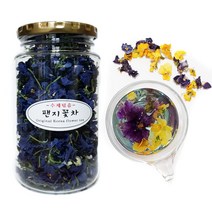 산해랑 수제 덖음 대용량 팬지꽃차 20g, 1개