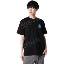 파리 생제르맹 라운드 티셔츠 반소매 반팔 SILICON PRINT WAPPEN TEE 맨즈