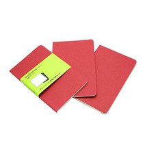 Moleskine Note Kaye Journal Plain CH113 PKT 빨간색, 1개, 상품명참조