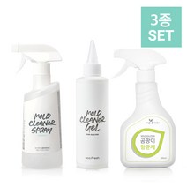 에코후레쉬 곰팡이 제거제 항균 제거젤 3종세트 벽 벽지 욕실 화장실 뿌리는 제거, 곰팡이 제거제+제거젤+항균제 3종세트