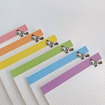 2차NEW A5떡메모지 모눈노트 6종(A5떡메), 노랑, A5모눈노트(100매)