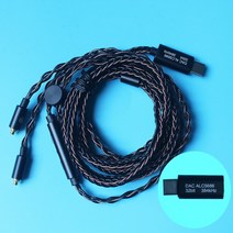 헤드폰 업그레이드 MMCX to USB 타입-C 오디오 케이블 8 가닥 SE535 SE846 Shure SE215 SE315 SE425 이어폰 용, [02] TC Head