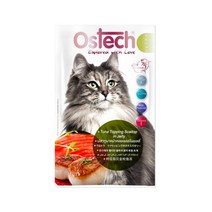 오스테크 울트라 캣 젤리파우치 참치 토핑 가리비 70G 12개
