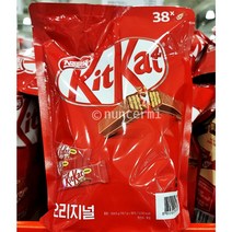 네슬레 킷캣 오리지널 초콜릿 초코바 (16.7G X 38개입) 634.6G X 1봉지 대용량 KITKAT ORIGINAL CHOCHOLATE, 1