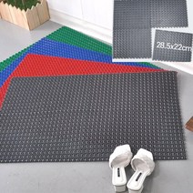 강아지 응급실 90x50 층간 현관바닥매트 퍼즐매트 욕실발판 화장실발판 깔끔한욕실 조립식발매트 바닥깔판, 그레이