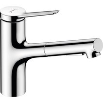 독일 hansgrohe 한스그로헤 주방수전 주방 수도꼭지 Zesis M33 150mm 1, 크롬출구높이160mm1빔유형스위블스아웃프론트윈도우장착