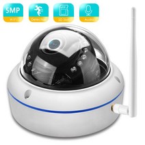 감시카메라 외부 cctv 베이비 캠 cc카메라 펫 BESDERMP WiFi 무선 오디오 홈 보안 야간 버전 IP 카메라 P 파손 방지 G TFCard 야외 돔, 5MP with 128G Card_AU 플러그 | 3.