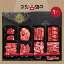 마장동 투뿔 숙성 한우 선물세트 모음 1++ 추석 설 명절 소고기 택배 추석선물세트, 4.투뿔 선물세트 (등심+채끝+갈비살+부채살&업진살)