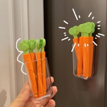 봉지집게 클립 세트 당근 빵 밀봉 과자 밀폐 자석 봉, 감자쌀롱 본상품선택