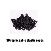 헬스트램펄린 48 인치 음소거 트램펄린 조정 가능 팔걸이 탄성 밧줄 점프 천 최대로드 150kg 체육관 휘트니, 04 rope