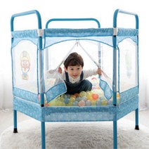 아기있는집 성장판자극 실내운동 거실 설치용 뽀로로 트램펄린 홈트레이닝 아기방방이