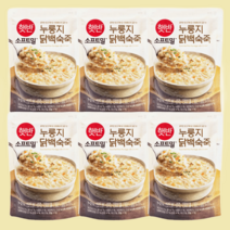 햇반죽 닭백숙 소프트밀 누룽지 420g x 6개 닭죽 죽종류 건강에좋은음식