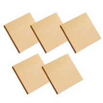 라라공방 크래프트 무지 포스트잇 메모지 대용량 400매, 크래프트지