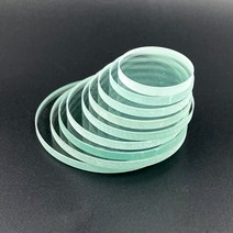 측정 측량직경 35 40 45 50 55 65 70 75mm 두께 8mm 10mm 강화 된 기갑 유리 Stalinite Round Flat Temperi, 02 35mm_01 5mm