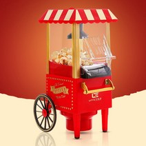 팝콘기 가정용 팝콘 메이커 소형 전자동 뻥튀기 전용 기계 오곡 잡곡 팽화기, 카트(옥수수 한 봉지 증정)